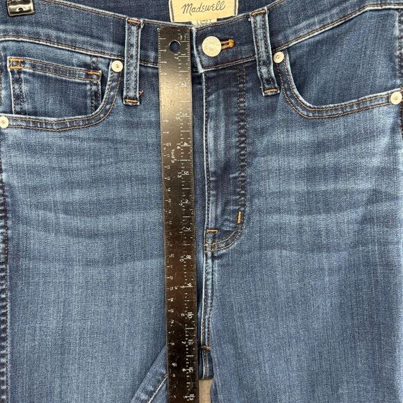 Madewell Stovepipe Jeans Size 26T Tall Medium Wash High Rise Stretch - Picture 8 of 16
